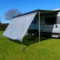 your GEAR Sun & Rain Blocker - Markisenvorderwand oder Seitenwände für Markise - div. Größen - UPF 50+ Schutz, 5000 mm Wassersäule, 3 Keder mit Ø 4,3 6,2 und 7 mm, Breiten von 240 bis 480 cm