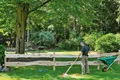 Vorgartenzaun Bonanza Eiche Gartenzaun Holzzaun Friesenzaun Lattenzaun Garten