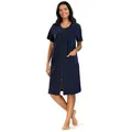 comtessa Sommerkleid Comtessa Damen Frottee Hauskleid Strandkleid (1-tlg) pflegeleichtes, bequem und adrettes Hauskleid 36