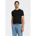HUGO T-Shirt HUGO-Round (Packung, 2er) Rundhalsausschnitt, Slim-Fit, HUGO Logo-Druck schwarz L (50)