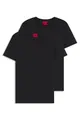 HUGO Herren Round T-Shirt, per Pack Schwarz (Black 001), Large (Herstellergröße: L)