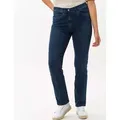 Raphaela by Brax Damen Five-Pocket-Hose Style LAURA SLASH STONED + EFFEKT, denim blau, Gr. 38