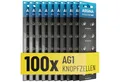 ABSINA AG1 LR621 Knopfzelle 100er Pack - 1,5V Alkaline Knopfzellen Knopfzelle, (1 St)