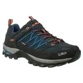 Cmp Rigel Low Trekking Shoes Wp 27Nm B.blue-Flash Orange 43 - Schwarz - 43