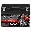 BlackMax YT9B-BS Motorradbatterie GEL 12V 9Ah YT9B-4 50815 GEL12-9B-4 GT9-B4 8Ah