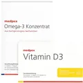 medpex Omega-3 Konzentrat & Vitamin D3 120+100 St
