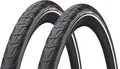 2x Continental Ride City 42-622 Reflex 28x1.60 Reifen Mantel Decke Fahrradreifen