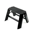 Lucano 1 Step Trittleiter schwarz Metaphys Hocker