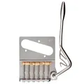 Vega-Trem VT2ND Teletrem Klassische Telecaster Gitarren-Tremolo-Brücke Für Tele Ohne Modifikationen Einfache Installation mit Logo