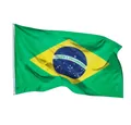 PHENO FLAGS Flagge Brasilien Flagge 90 x 150 cm Brasilianische Fahne Nationalfahne (Hissflagge für Fahnenmast), Inkl. 2 Messing Ösen
