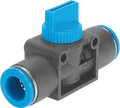 FESTO 153467 - Absperrventil, 2/2, bistabil, 256,5 l/min, QS-6