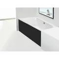 Hoesch Thasos Glasverkleidung Nischenvariante für Badewanne (3747) schwarz - 47041.552 - Schwarz
