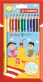 STABILO Dreikant Buntstifte Trio dick 12er Karton Etui
