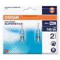 2er Pack OSRAM G9 HALOPIN ECO Halogenlampe 50W 2800K warmweiß