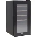 Sommertal Weinkühler Kühlschrank WK50 mit Glastür 50L