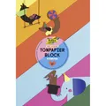 folia 600 - Block mit Tonpapier, 130 g/m², DIN A4, 20 Blatt, sortiert in 10 Farben, ideale Grundlage für vielfältige Bastelarbeiten wie Fensterbilder, Scrapbooking, Kartengestaltung