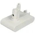 EXTENSILO Akku kompatibel mit Dyson DC35, DC34 Animal, DC31 Animal, DC34 Staubsauger - Typ B Weiß (2500 mAh, 22,2 V, Li-Ion)