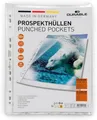 Durable Prospekthüllen A4 (Klarsichtfolien Premium, 0,08mm) Made in Germany, A4 Klarsichthüllen, 50 Stück, glasklar, 267719
