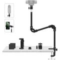 Kamera Halterung Tisch, 55cm, 360° Drehbar, kompatibel mit Webcams, Handys, P...