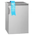 Bomann Kühlschrank KS 2194.1 Edelstahl-Optik, 120 Liter, LED