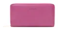 L.CREDI Raphi Zip Around Wallet Geldbörse Berry beere Neu