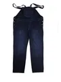 Abraxas Jeans Latzhose in Herrenübergröße, Stonewash-Blue, Größe:4XL