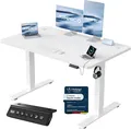 Elektrische Arbeitsplatte JUMMICO 120x60 cm Anpassbar USB