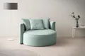 LeGer Home by Lena Gercke XXL-Sessel Isalie, Lesesessel, Loveseat, inklusive Zierkissen, extra große Sitzfläche, optional mit Hocker, Cord, Samt, Bouclé
