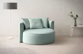 XXL-Sessel "Isalie, Lesesessel, Loveseat, inklusive Zierkissen", grün (grüngrau), B:153cm H:98cm T:145cm, LEGER HOME BY LENA GERCKE, Sessel, XXL-Sessel, extra große Sitzfläche, optional mit Hocker, Cord, Samt, Bouclé
