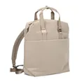 Zwei Damen City-Rucksack NEO NER140 Tagesrucksack 10 Liter, Reißverschluss-Hauptfach, Kurzgriffe & Schultergurte, Puffer-Design, Schlüsselband, Flaschenhalter, modern-minimalistisch (cappuccino)