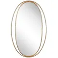 Wandspiegel Besson 55 Cm 90 Cm Metall Gold
