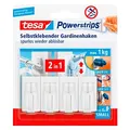 tesa Gardine Klebehaken für max. 1,0 kg, 1,4 x 3,4 cm, 4 St.