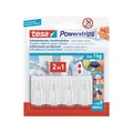 tesa Powerstrips Gardinenhaken weiß