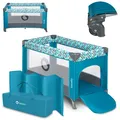 Baby Laufstall + Reisebett ab Geburt bis 15 kg Seiteneingang Tragetasche LIONELO