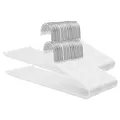 Kleiderbügel 20er Set, robust, aus Ø 5 mm Metalldraht, verchromt CRI004WT-20