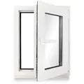 Kellerfenster Kunststoff weiß Dreh-Kipp 80x85 cm(BxH) DIN Rechts 2 -fach Glas