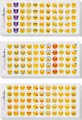 Kinderaufkleber Set 24 Blätter Emoji Smiley Kreativ Dekoration Belohnung