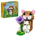 LEGO Creator 31376 Niedlicher Hamster mit Blume Bausatz, Mehrfarbig