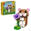 LEGO Creator 31376 3-in-1 Niedlicher Hamster mit Blume Set Valentinstag