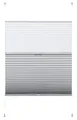 GARDINIA EASYFIX Day + Night Plissee ohne Bohren, Zum Klemmen, Falt-Rollo, Ideal für Tag und Nacht, Inkl. Aller Montage-Teile, Weiß, 90 x 210 cm