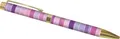 CS Kugelschreiber gestreift (All about purple) violett lila Kuli gold