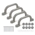 Relaxdays Klettergerüst-Griffe (Grau) (4052025821388)