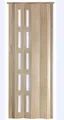 Falttür Schiebetür H. 201 cm B. von 80 - 109 cm + Verriegelung 4 Farben Fenster