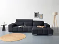 COTTA Ecksofa Orion L-Form, mit 2x Kopfteilverstellung & 3 Nierenkissen