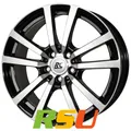RC-Design RC25 schwarz front-poliert 8.5x19" ET50 LK5 127 ML 71.5 Alufelgen 1...