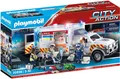 PLAYMOBIL City Action 70936 Rescue Vehicle: Ambulance with Lights, With Light an