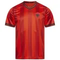JELEX Fußballtrikot Retro History Albanien rot S