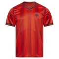JELEX Retro History Herren Trikot | mit eingesticktem Logo & Kurzarm | Nostalgie-Design für Fußballfans | ideal für Sammler (DE/NL/SE/PL, Alphanumerisch, S, Regular, Regular, Albanien)