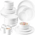 Sänger Kombiservice, Weiß, Keramik, 30-teilig, 27x8.2x27 cm, kratzfest, Essen & Trinken, Geschirr, Geschirr-Sets, Kombiservice