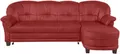 Home affaire Ecksofa Camelita, Landhaus Sofa, 2 Varianten: Recamiere- oder Ottomane, L-Form, wahlweise mit Bettfunktion